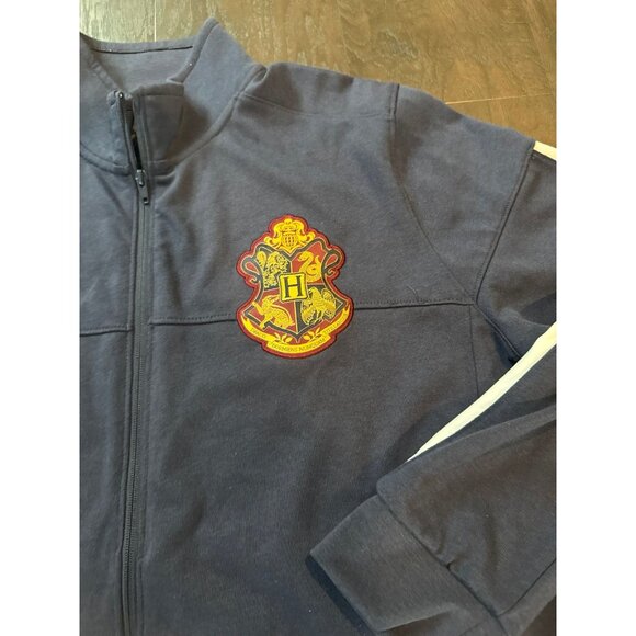Hogwarts Crest Harry Potter zip Up Jacket Size 2xl Universal Studios Wizards - Picture 2 of 4